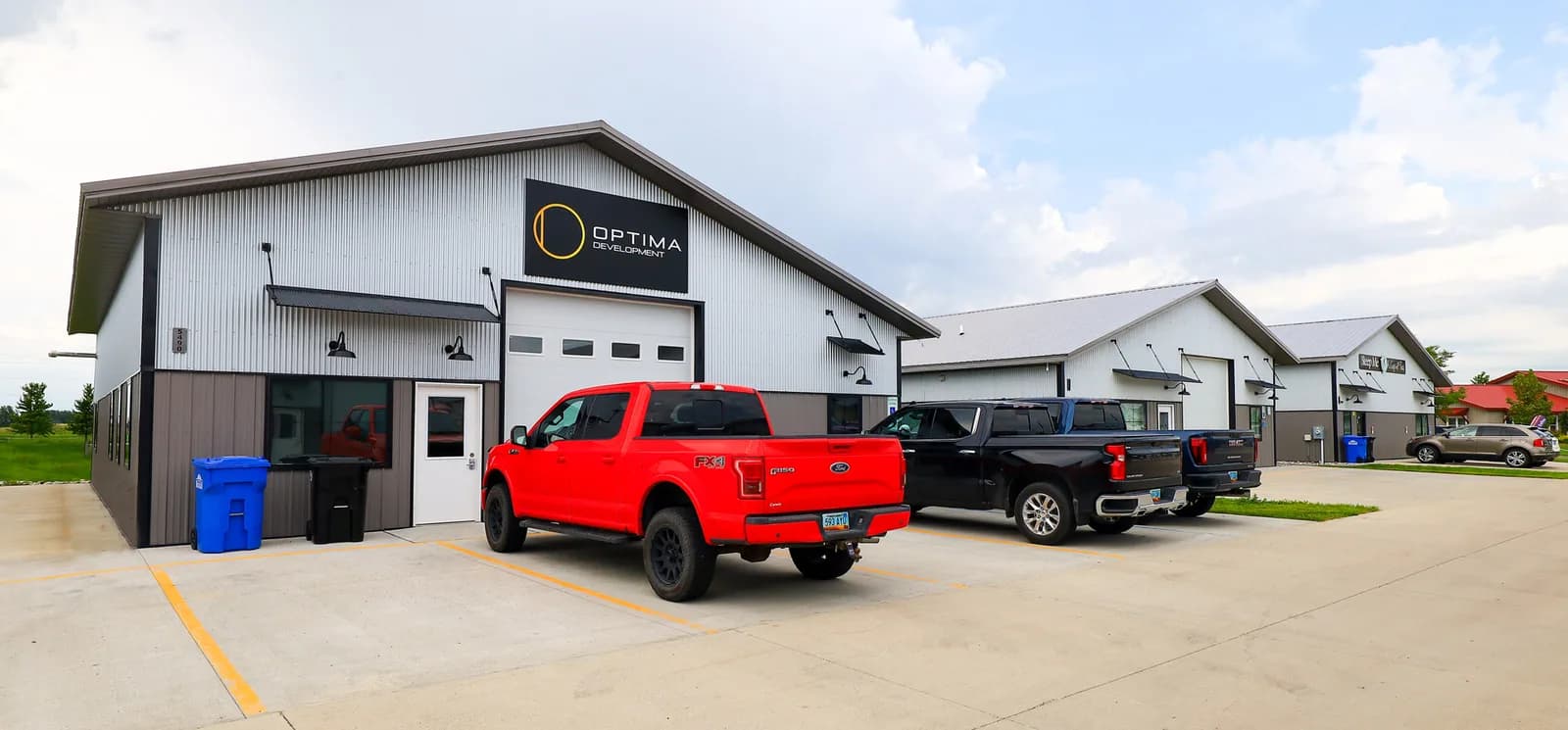 Multi-building commercial post-frame development